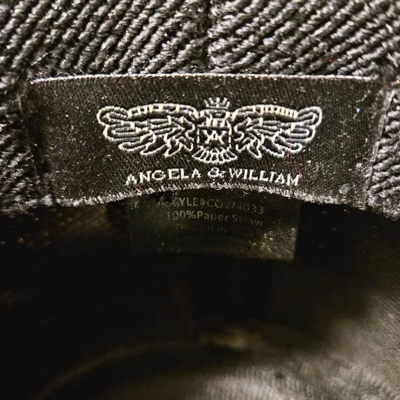 Angela & William Patriotic Cowboy Hat USA Flag Eagle Band Western Straw Sz 7 22” - Picture 7 of 9